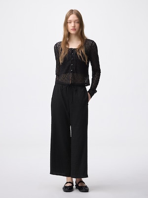 Shirring Ankle Pants