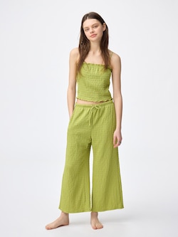 Shirring Ankle Pants