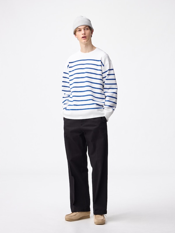 Milano Ribbed Panel Striped Sweater