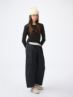 Cargo Barrel Ankle Pants