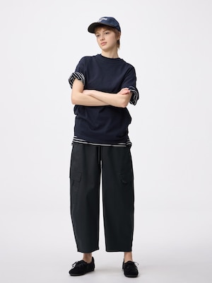 Cargo Barrel Ankle Pants