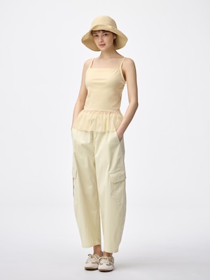 Cargo Barrel Ankle Pants