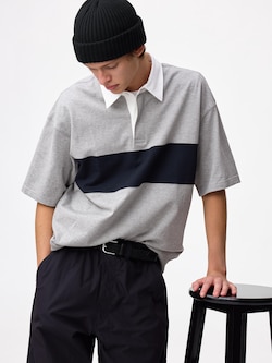 Sweat Look T-Shirt | HalfSlv | Rugger | Bicolor