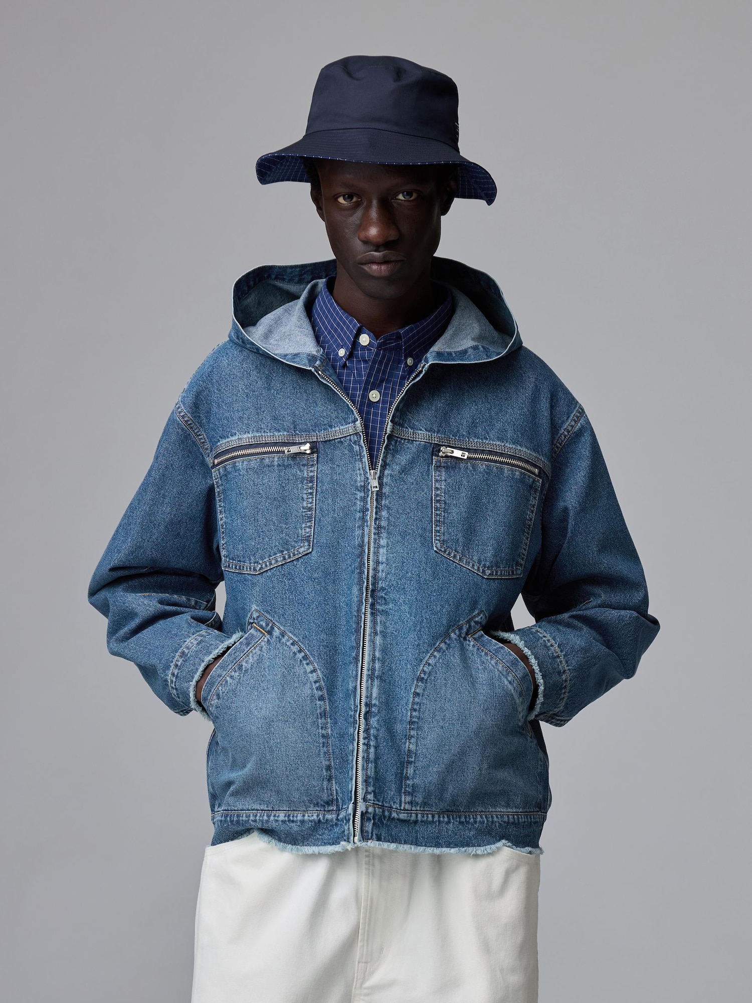 UNDERCOVER　デニムコート Unisex Denim Zip Up Parka | UNDERCOVER | GU US