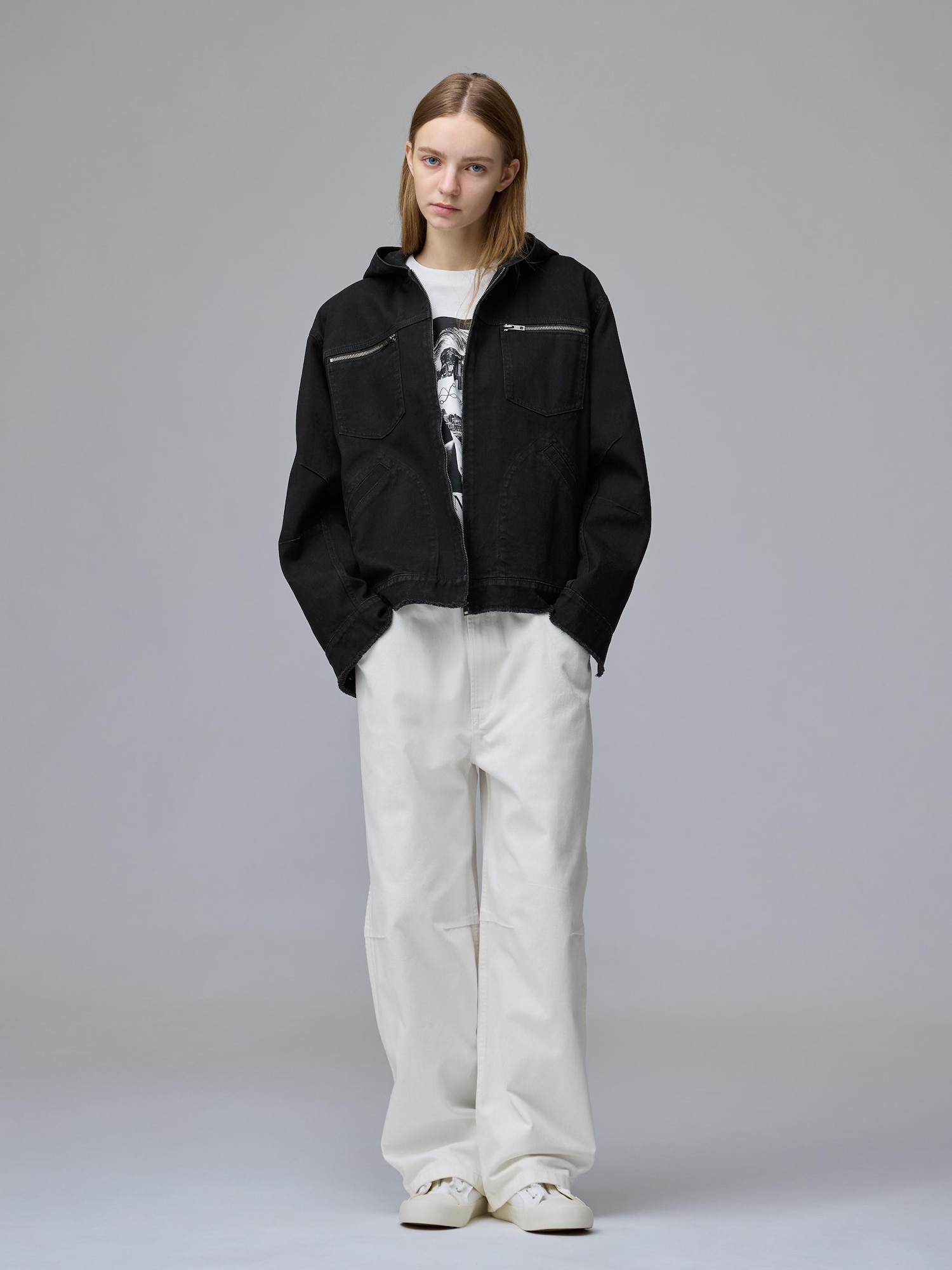 Unisex Denim Zip Up Parka | UNDERCOVER | GU US