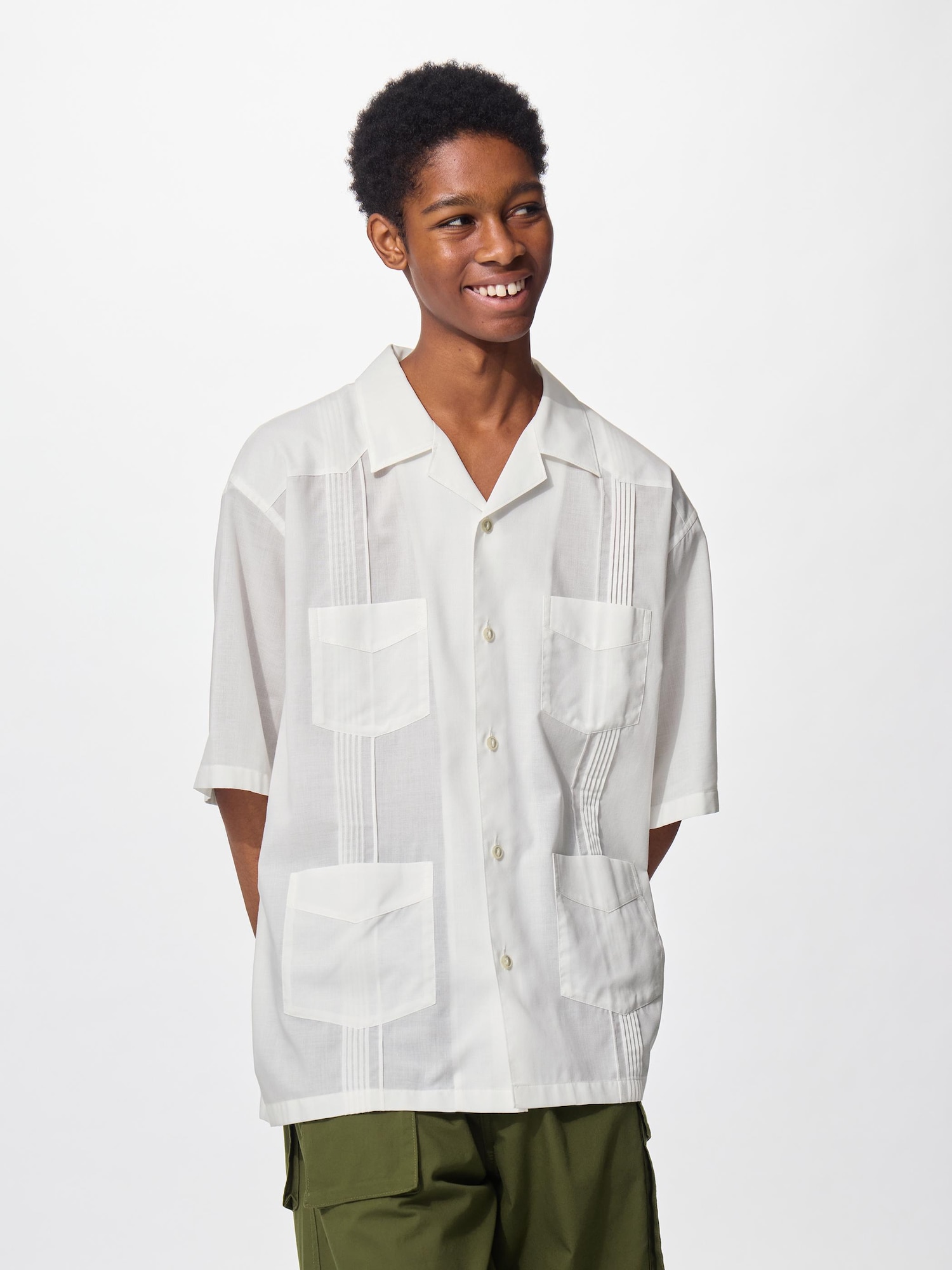 Unisex Guayabera Shirt | HalfSlv | ENGINEERED GARMENTS | GU US