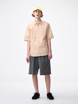 Pleated Baggy Shorts