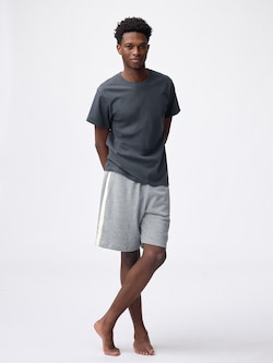 Sweat Relaxed Knee Length Shorts | Lined