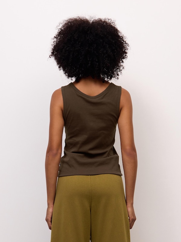 Bra-Feel Ribbed Tank Top