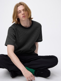 Dry Waffle T-Shirt | Striped