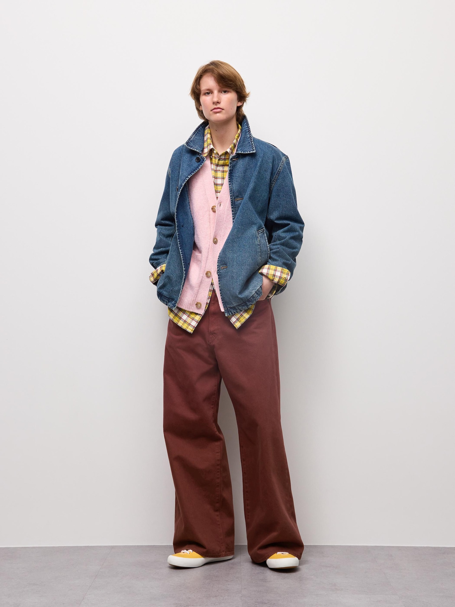 Men's Super Wide Jeans | GU US