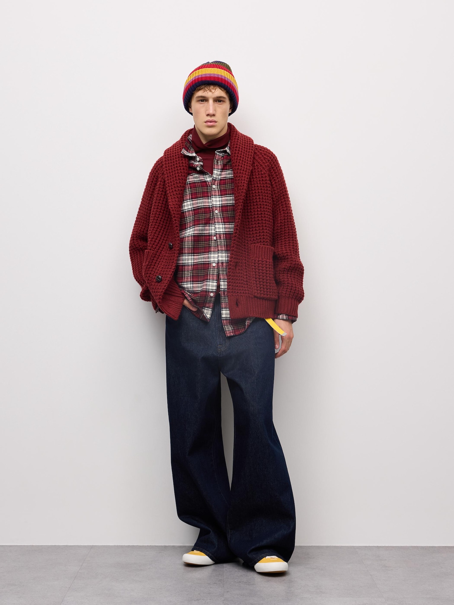 Men's Super Wide Jeans | GU US