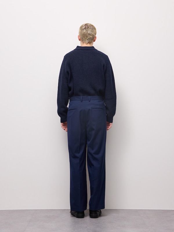 Wide Straight Slacks | MN