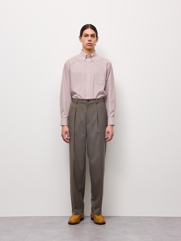 Pleated Tapered Pants | Long | CL