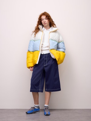 Twill Baggy Cropped Pants | ST