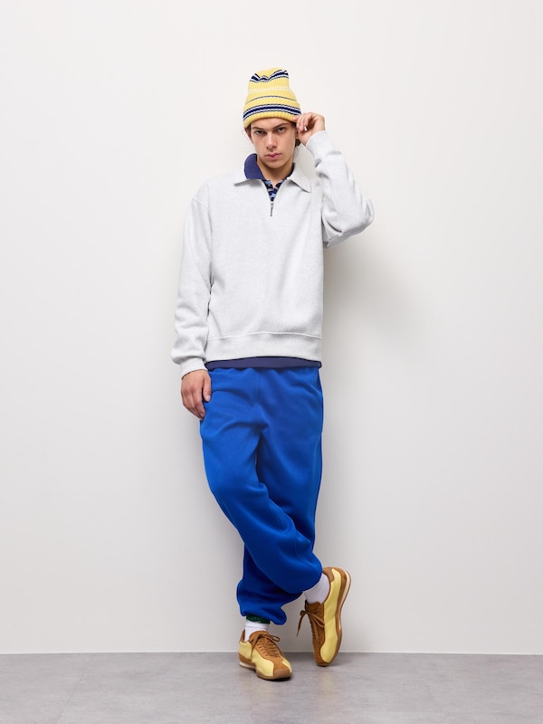 Heavy Weight Sweat Half-Zip Pullover | ST
