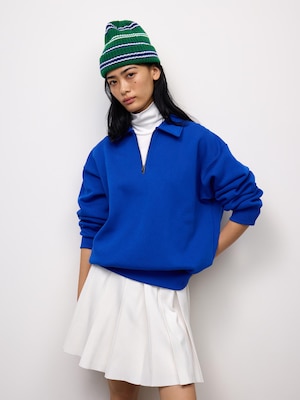 Heavy Weight Sweat Half-Zip Pullover | ST