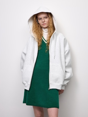 Heavy Weight Sweat Cocoon Full-Zip Hoodie | ST