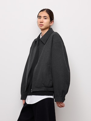 COZY MELTON Zip Jacket | MN
