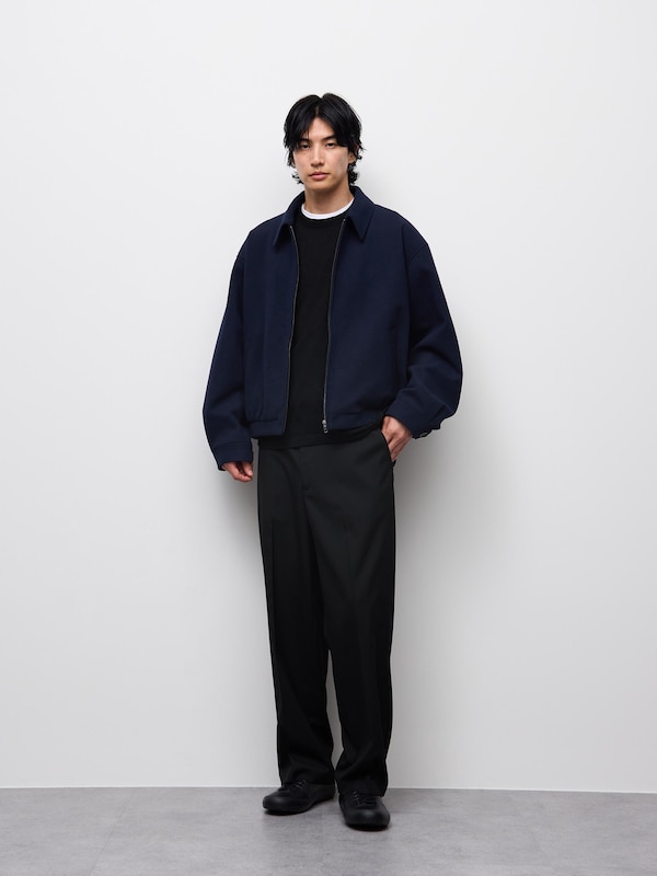 COZY MELTON Zip Jacket | MN