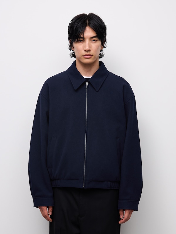 COZY MELTON Zip Jacket | MN