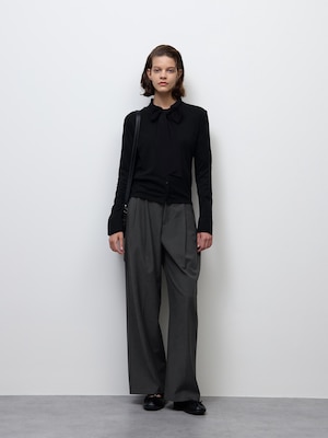 Pleated Wide Pants | MN