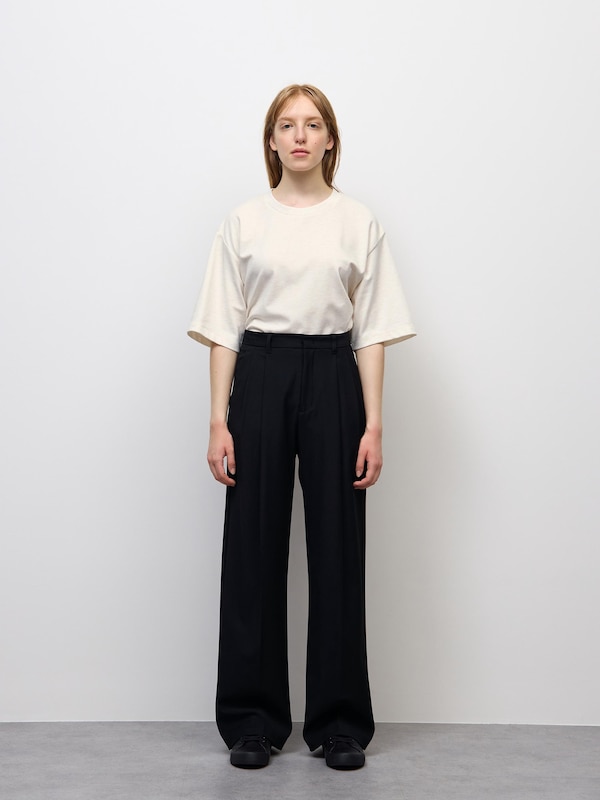 Pleated Wide Pants | Long | MN