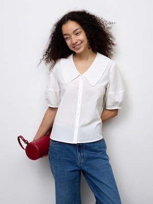 Big Collar Blouse | Halfslv