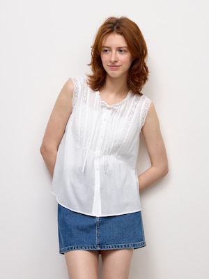 Lace Blouse | Sleeveless