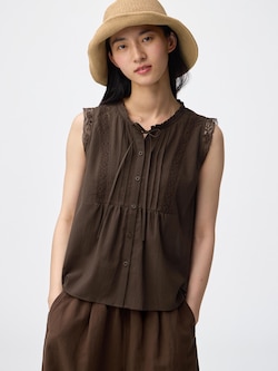Lace Blouse | Sleeveless
