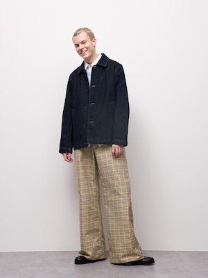 Checked Wide Flared Pants | CL