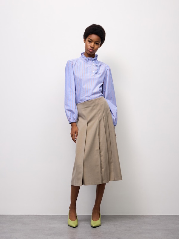 Frilled Neck Blouse | CL