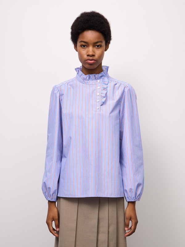 Frilled Neck Blouse | CL