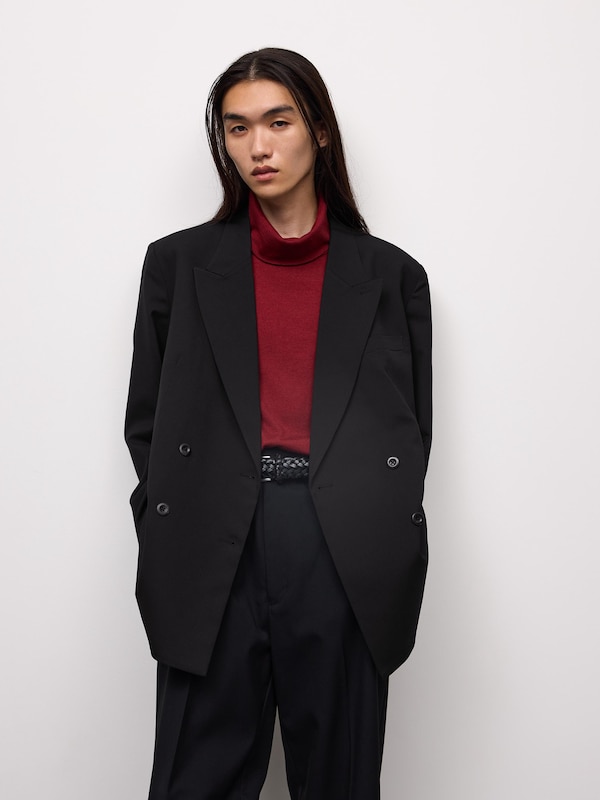 Double Breasted Oversized Jacket | MN
