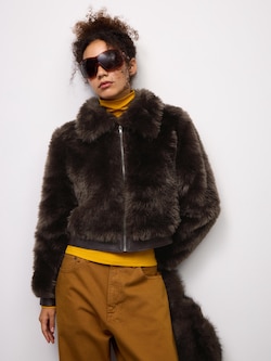 Fluffy Combination Jacket