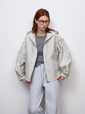 Balloon Sleeve Zip Up Jacket | MN