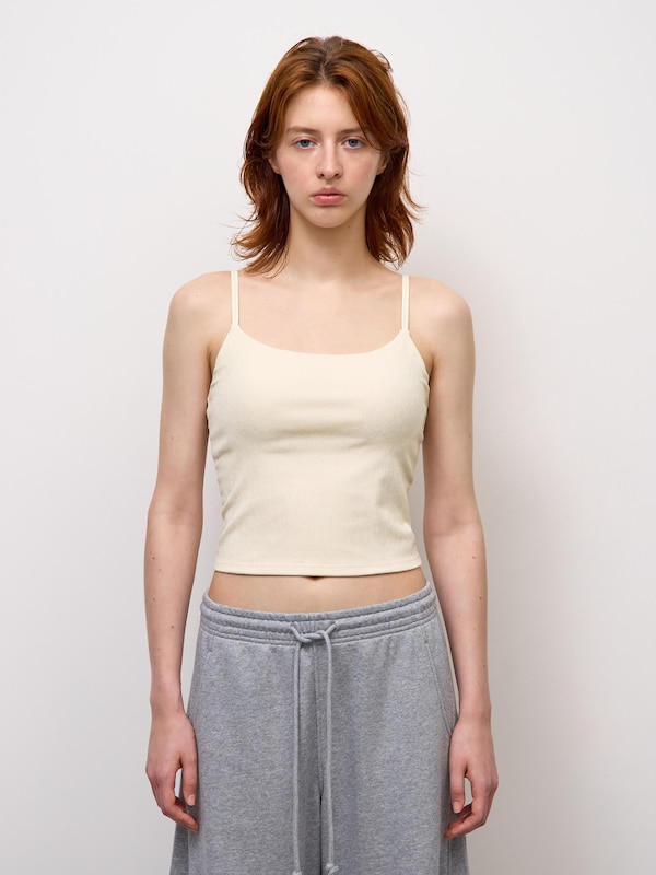 Bra-Feel Velour Double Strap Camisole | CZ