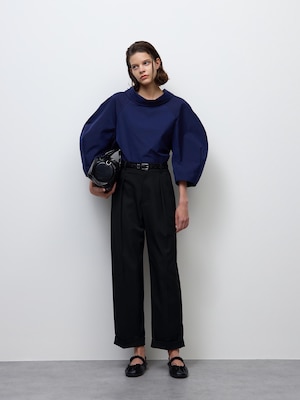 Pleated Tapered Pants | MN