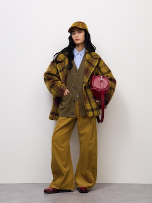 Corduroy 3D Barrel Pants | CL