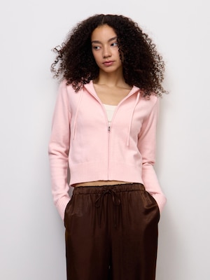Knitted Full-zip Hoodie | CZ
