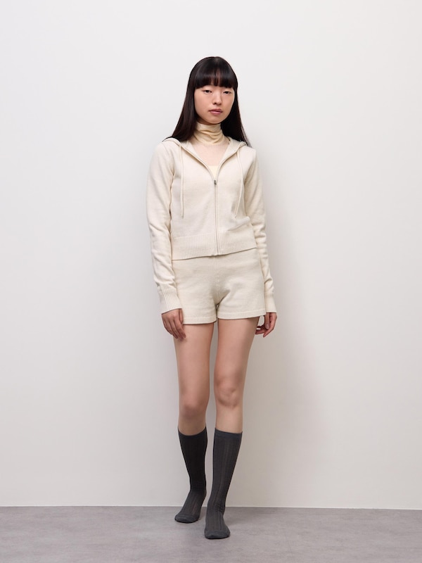 Knitted Full-zip Hoodie | CZ