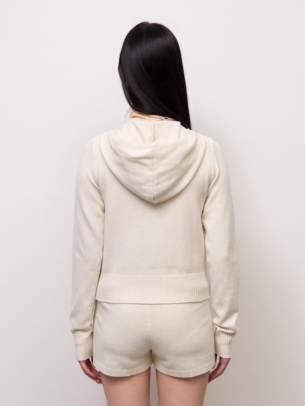 Knitted Full-zip Hoodie | CZ