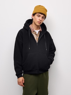 Fleece Cocoon Full-Zip Hoodie | UL