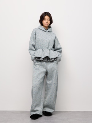Flower Printed Sweat Pants | by rokh