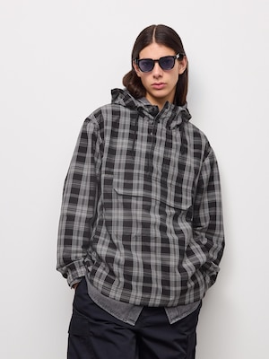 Checked Half Zip Parka | UL