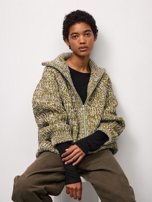Chunky Knit Full-Zip Jacket | UL