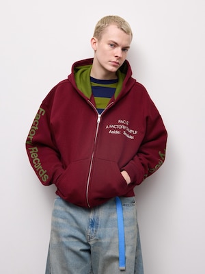 Heavy Weight Sweat Full-Zip Hoodie | Factory Records | PF