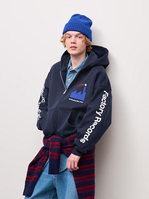 Heavy Weight Sweat Full-Zip Hoodie | Factory Records | PF