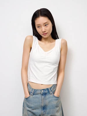 Bra-Feel Lacy Jacquard Tank Top