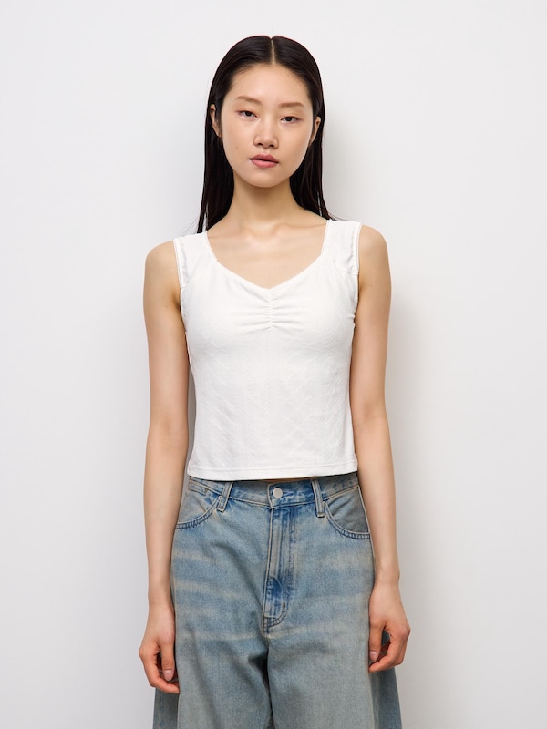 Bra-Feel Lacy Jacquard Tank Top